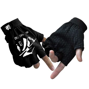 Нескользящие рыболовные перчатки Портативные дышащие быстросохнущие спортивные перчатки на открытом воздухе Изображение 2