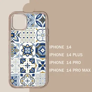Персидский ковер Цветочный узор Чехол для телефона Прозрачный мягкий Для iphone 11 13 12 14 15 pro max mini plus Изображение 2