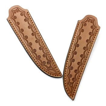 Портативные прямые чехлы для хранения ножей с кожаными кобурами с петлями для ремня Изображение 2