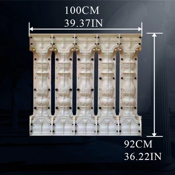 римская колонна балкон ограждение цементная форма вилла перила перила коридор плесень европейская форма для строительства виллы Изображение 2