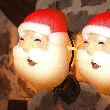 Рождественский абажур из частиц ЭВА Снеговик Абажур для настенной лампы Ночник Светящийся абажур Праздничное украшение Изображение 2