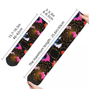Смешные мужские носки Забавный винтаж Летучие мыши Животные Харадзюку Новинка Экипаж Носок Подарок Шаблон Печатный Изображение 2