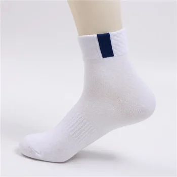  среднетрубные мужские носки производители носков оптовая среднетрубная мужская однотонная взрослая спортивная ванна для ног Изображение 2