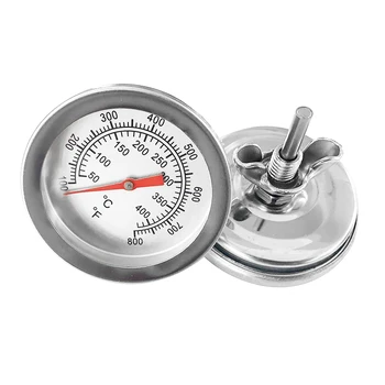 Термометр для барбекю Дерево для кухни Барбекю Гриль Термометр Коптильня Приготовление пищи 50 ° C400 ° C Датчик температуры Бытовая температура Изображение 2
