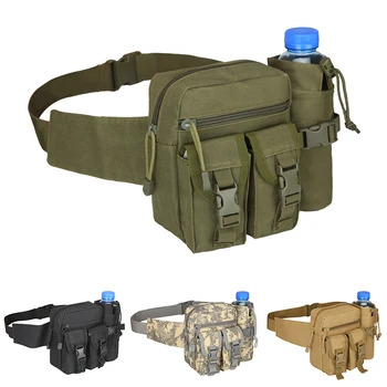  Универсальный надежный чехол для бега Удобная функциональная многоцелевая тактическая сумка Военная поясная сумка Outdoor Essentials Компактный Изображение 2