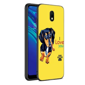 Чехол для телефона Dachshund Dog Love для Xiaomi Redmi 7 7A 8A 9i 9A 9C 10 10A 10C K20 Note 5 6 Mi 8 9 9T Pro A2 Lite A3 6X Mix 3 Чехол Изображение 2