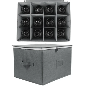 Ящик для хранения винных бокалов Складной ящик для хранения кубков Изображение 2
